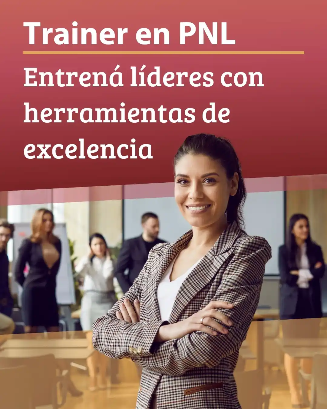 EP-TRAINER1080x1350 Portada Trainer en PNL, dice: "Entrená líderes con herramientas de excelencia"